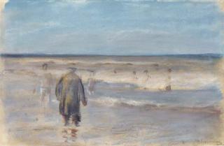 Max Liebermann - Badende Mit Badewarter