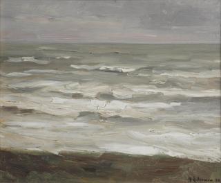 Max Liebermann - Brandung - Meeresstudie