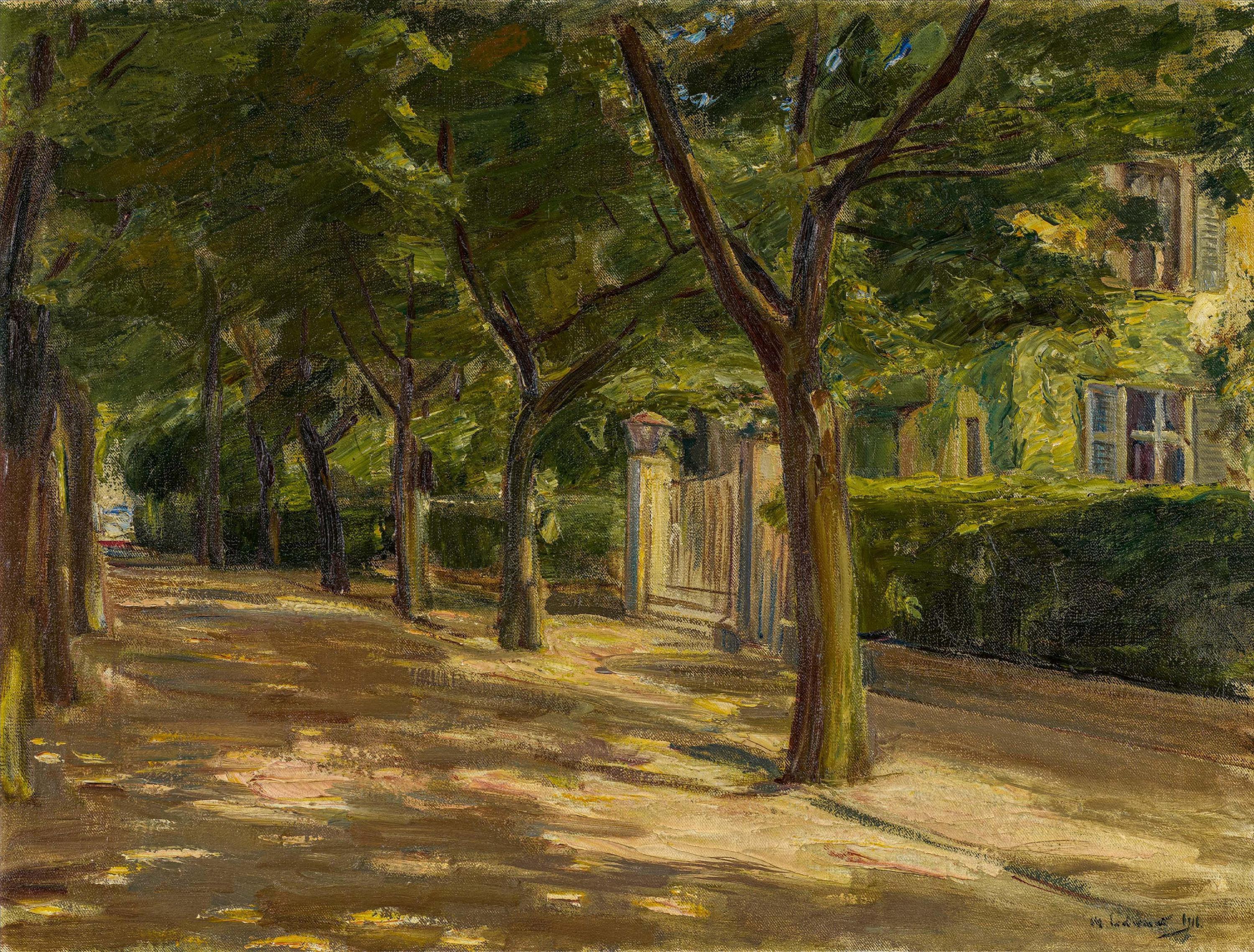 Max Liebermann - Colomierstraße in Wannsee.
