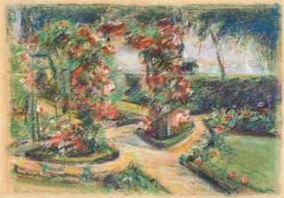 Max Liebermann - Der Rosengarten in Wannsee