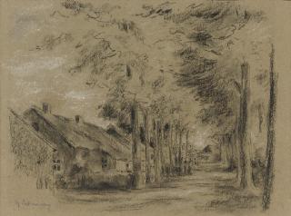 Max Liebermann - Dorfstraße in Laren