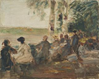 Max Liebermann - Gartenlokal an der Havel