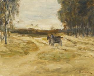 Max Liebermann - Heidelandschaft - Märkische Landschaft (Heathlandscape - Brandenburg)