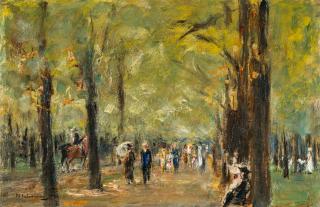 Max Liebermann - Im Tiergarten