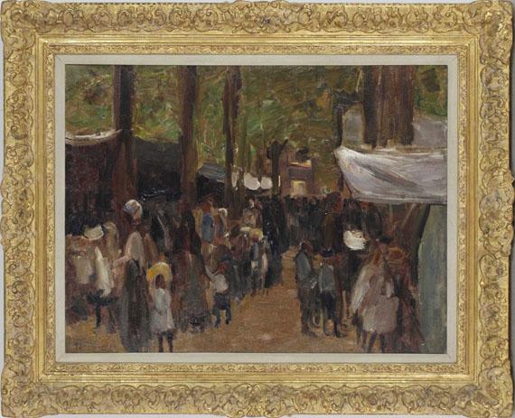 Max Liebermann - Jahrmarkt in Noordwijk