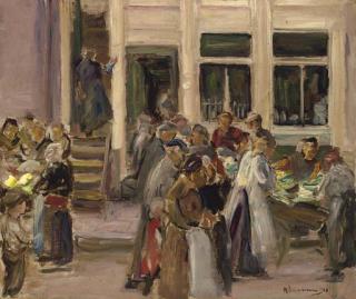 Max Liebermann - Judengasse in Amsterdam