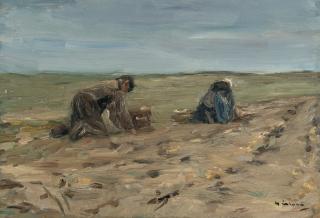 Max Liebermann - Kartoffelbuddler in den Dünen