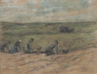 Max Liebermann - Kartoffelgräber bei Zandvoort