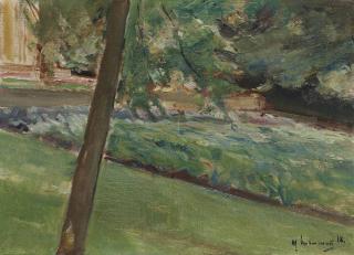 Max Liebermann - Kohlfeld im Wannseegarten nach Nordwesten