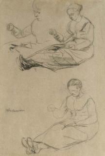 Max Liebermann - Netzflickerinnen