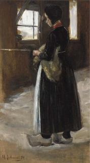 Max Liebermann - Spinnerin
