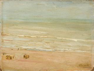Max Liebermann - Strand und Meer in Zandvoort.
