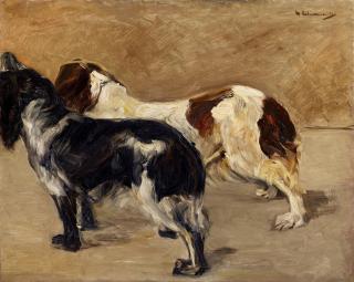 Max Liebermann - Zwei Spaniels