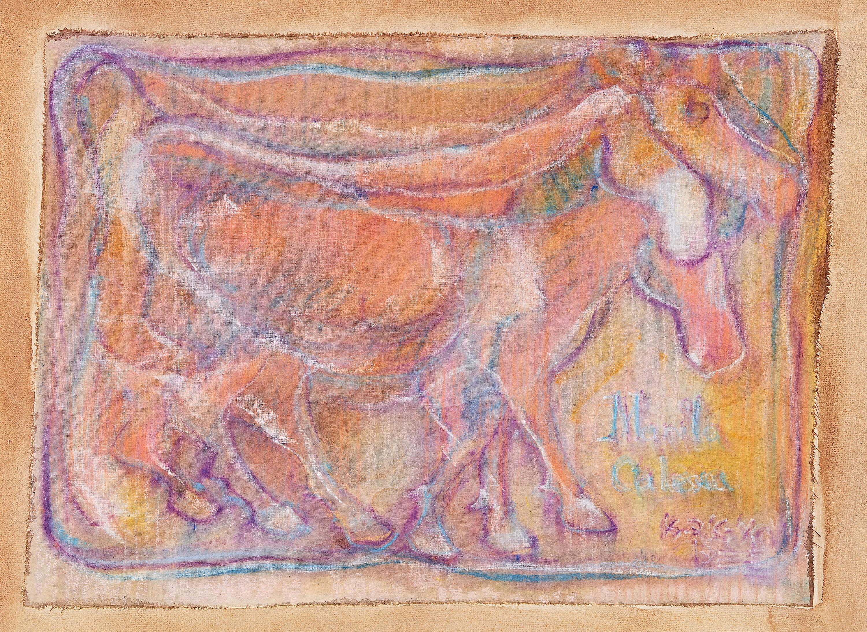 Max Liu - Manila Calesa(Painted In 1988)