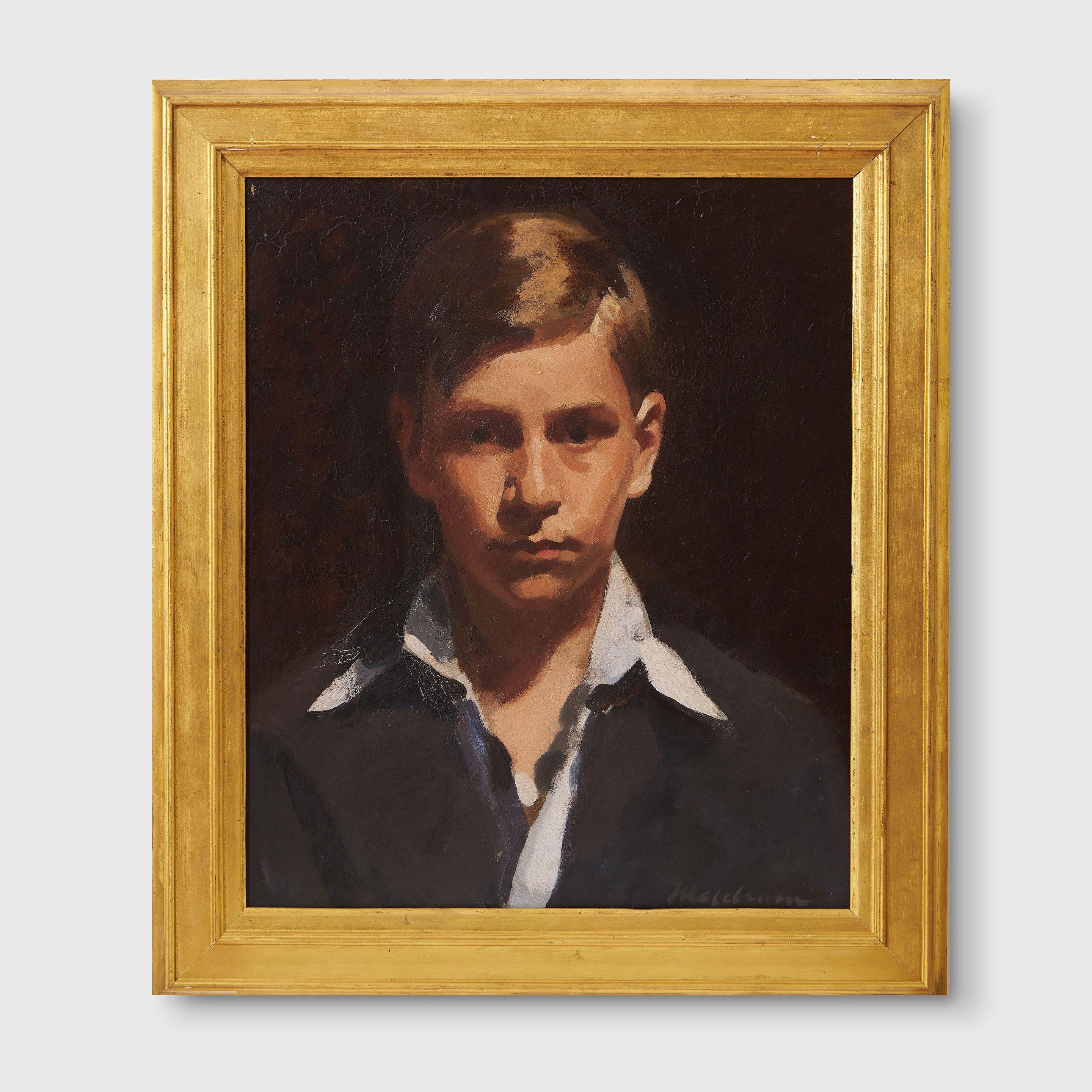 Max Meldrum - Portrait of Boy, 1940