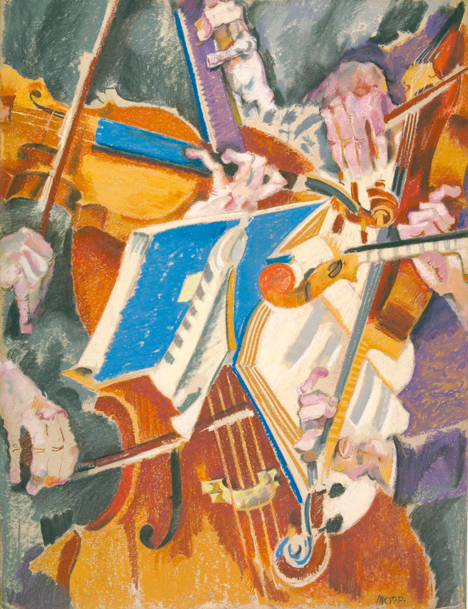 Max Oppenheimer - Das Klinglerquartett.