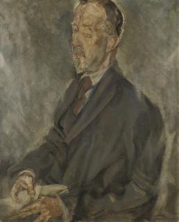 Max Oppenheimer - Portrait of Heinrich Mann