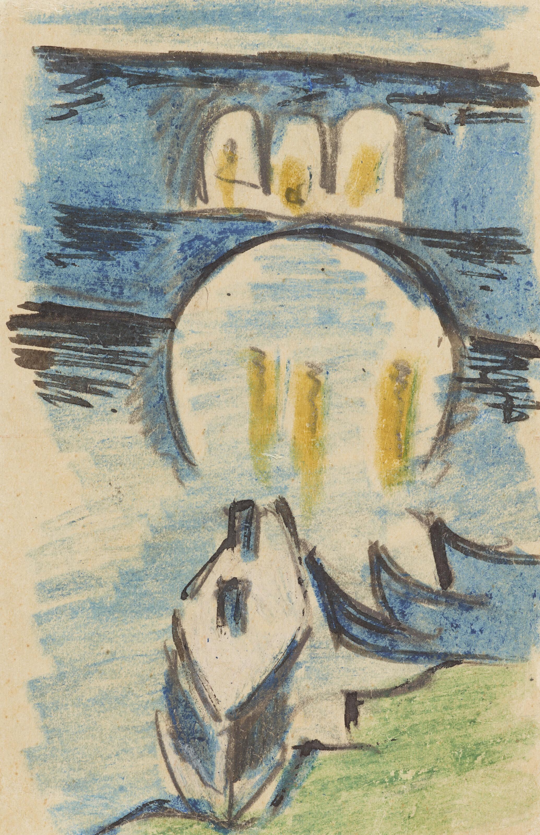 Max Pechstein - Arno Brücke in Florenz