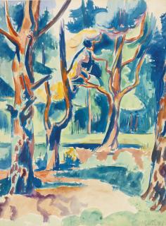Max Pechstein - Bäume