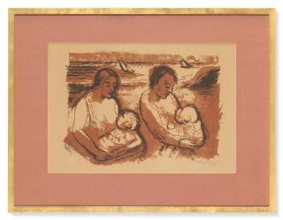 Max Pechstein - Die Mütter, From: Boettcher Mappe