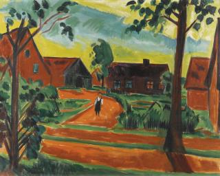 Max Pechstein - Kind Auf Dorfstrasse (Child On A Village Street)