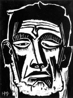 Max Pechstein - Kopf eines Seemannes (Fischerkopf) (Krüger H269)