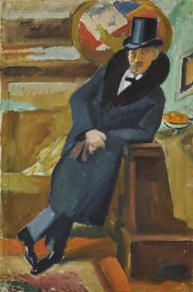 Max Pechstein - Männerbildnis: Bruno Schneidereit (Portrait Of A Man: Bruno Schneidereit)