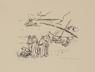 Max Pechstein - Monterosso al mare (Italien) (Krueger L 308)