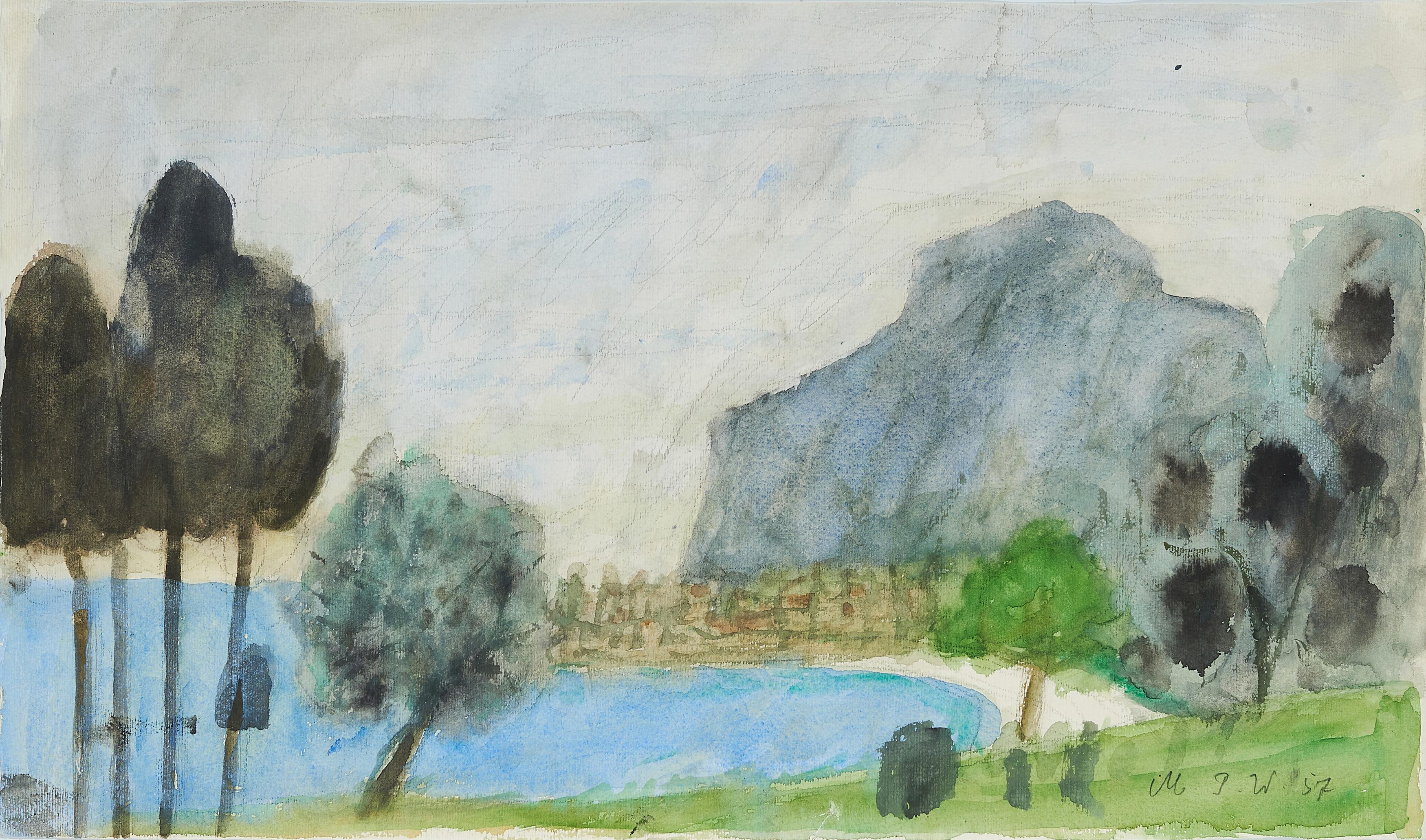 Max Peiffer Watenphul - Blick auf Cefalù.