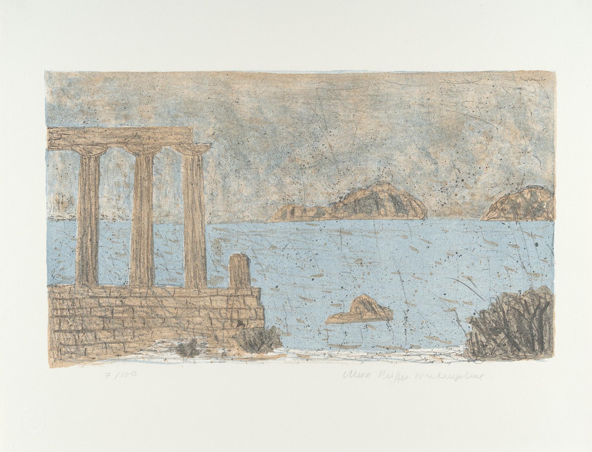 Max Peiffer Watenphul - Folge von 7 Bll.: Griechenland