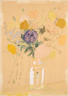 Max Peiffer Watenphul - Gartenblumenstrauss.