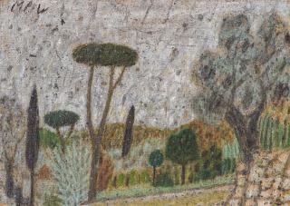 Max Peiffer Watenphul - Landschaft in Griechenland.