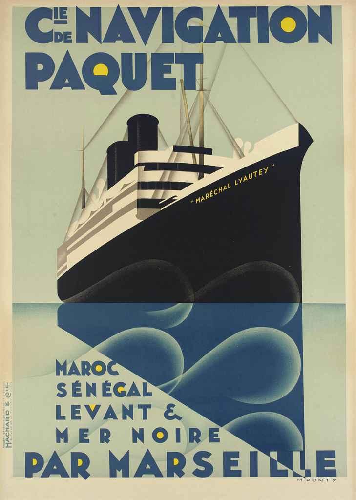 Max Ponty - Cie De Navigation Paquet Par Marseille