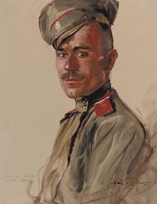 Max Rabes - Portrait of a Russian Soldier