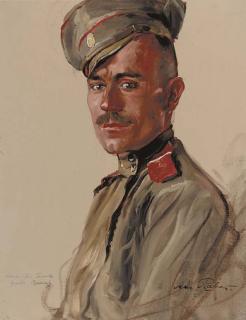Max Rabes - Portrait of a Russian Soldier