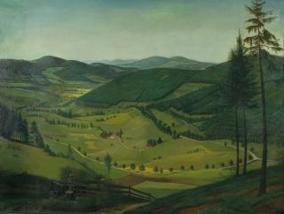 Max Radler - Sommerliche Riesengebirgslandschaft.