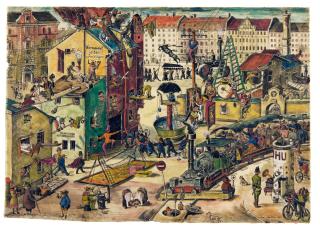 Max Radler - „Vermeidet jeden unnötigen Lärm“ (Großstadtszene).