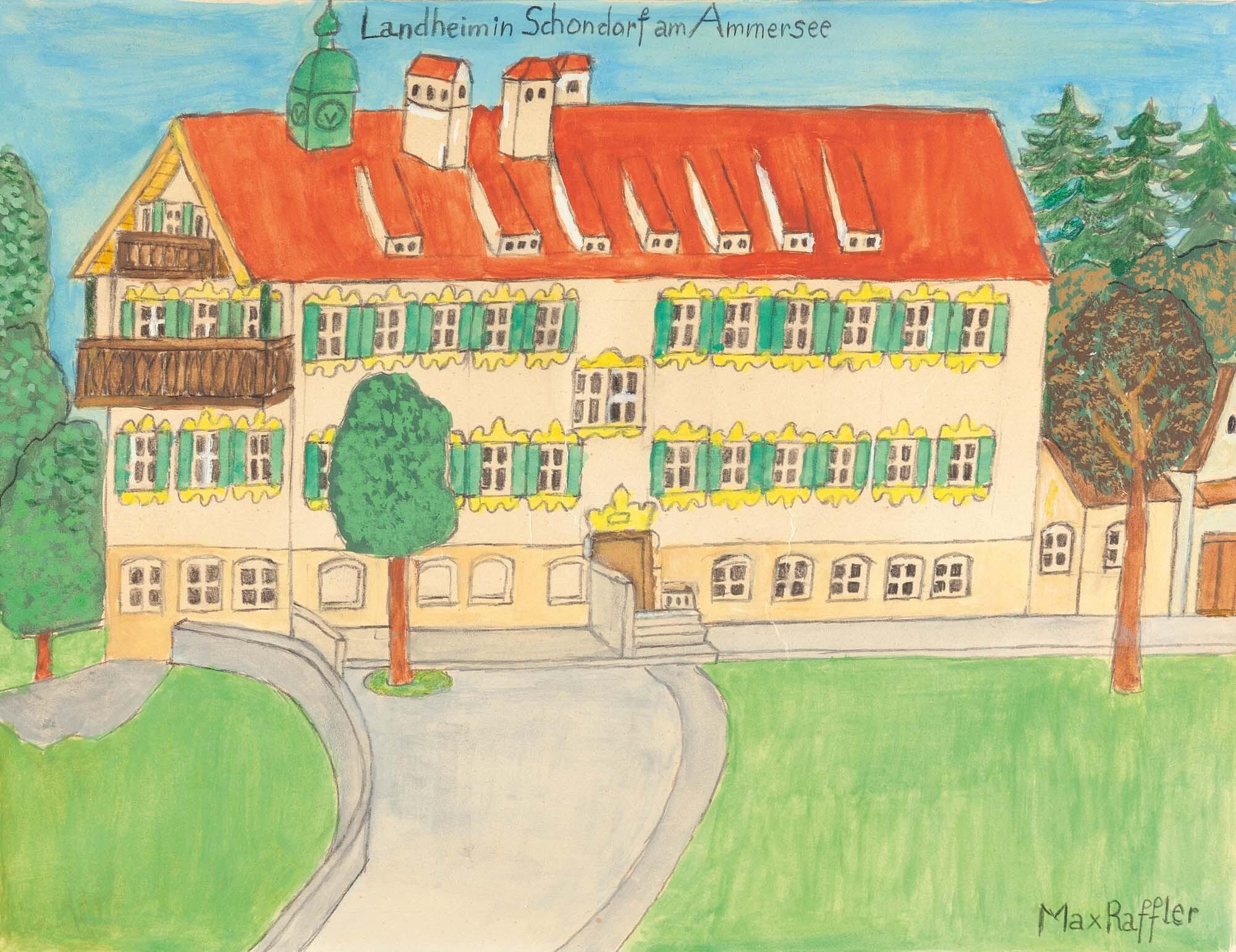 Max Raffler - „Landheim in Schondorf am Ammersee“.