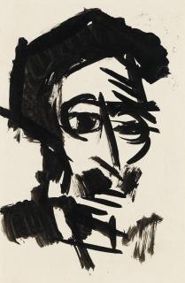 Max Schwimmer - Selbstportrait als \