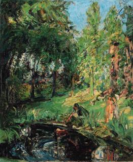 Max Slevogt - Auffindung des Moses