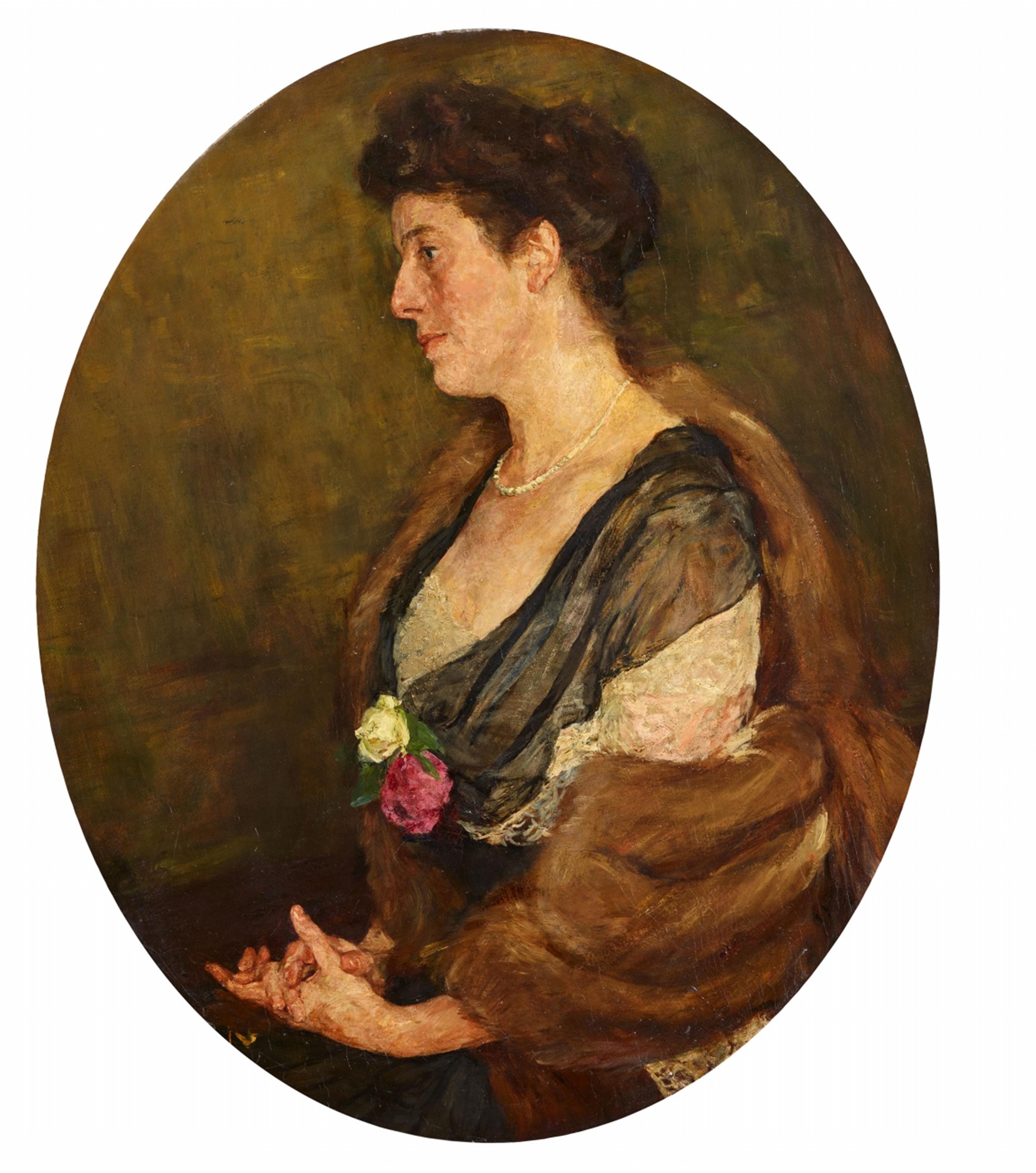 Max Slevogt - Damenbildnis