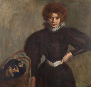 Max Slevogt - Die blonde Theres.