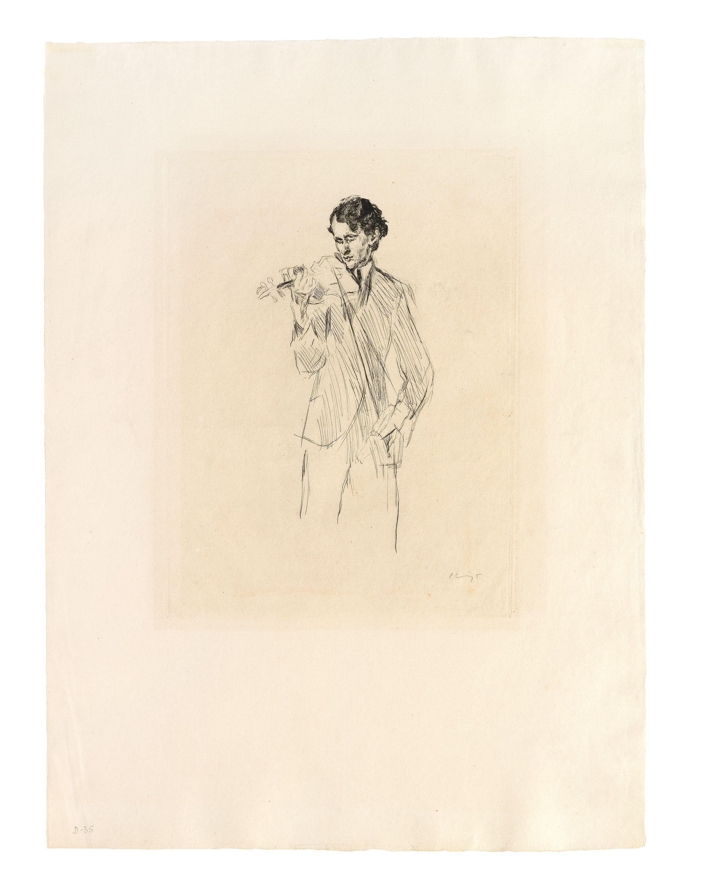 Max Slevogt - Geiger Andreas Weissgerber