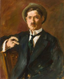 Max Slevogt - Porträt eines jungen Mannes (Robert Breyer).