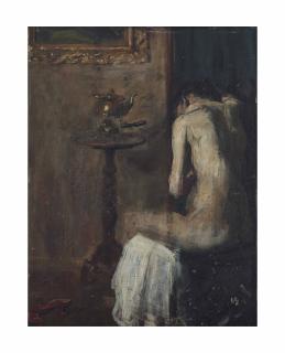 Max Slevogt - Rückenakt