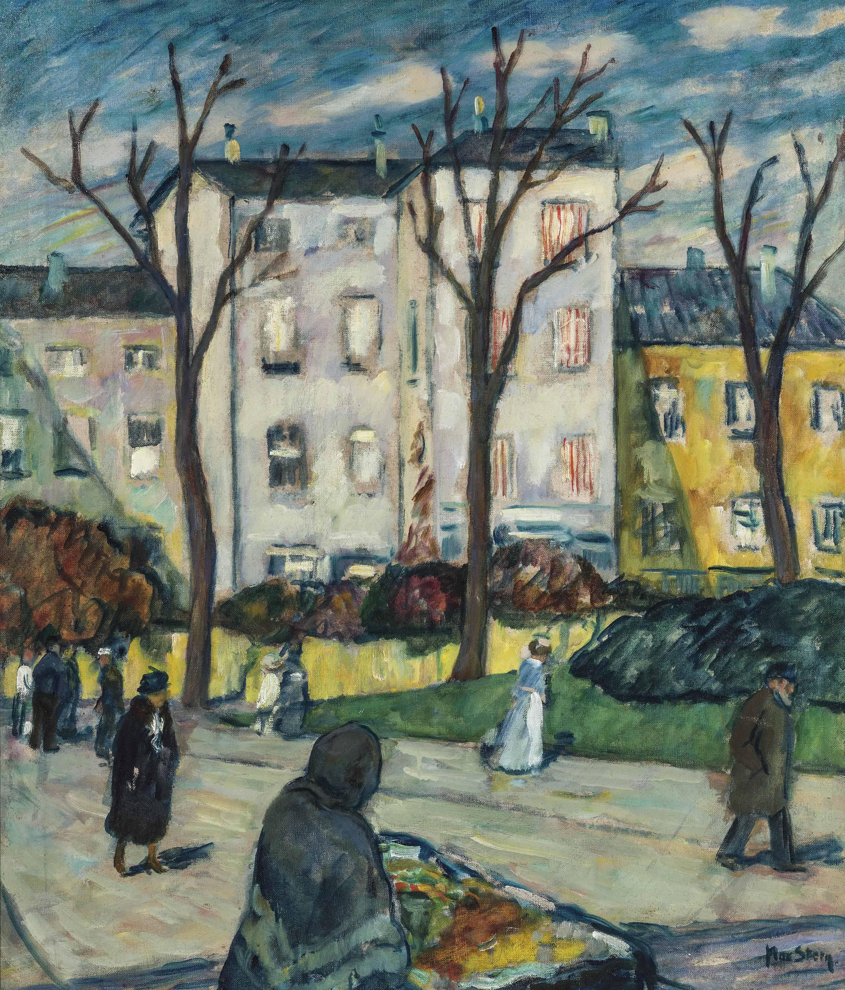 Max Stern - Scène de rue, Paris