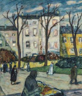 Max Stern - Scène de rue, Paris