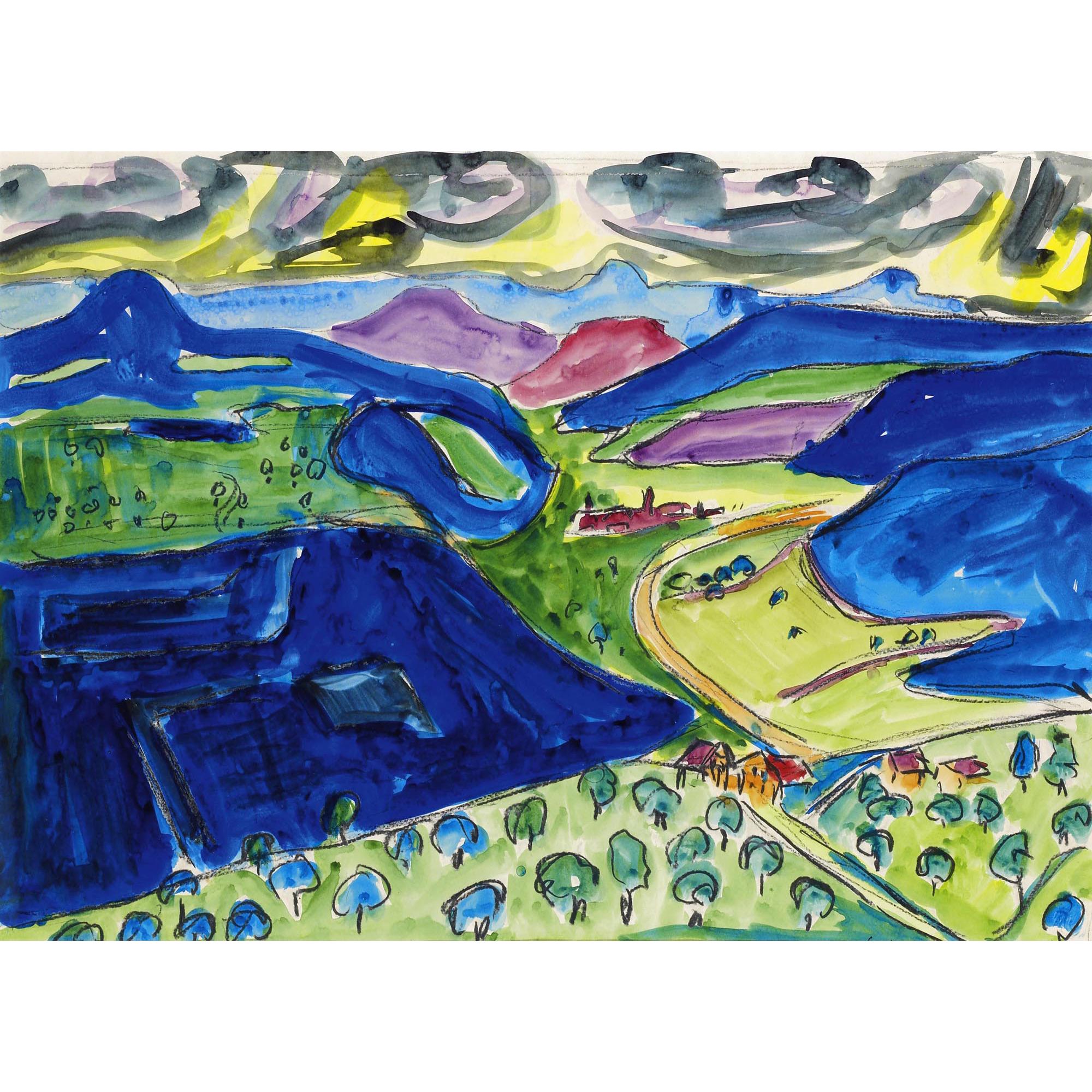 Max Sulzbachner - Juralandschaft Landscape Of Jura