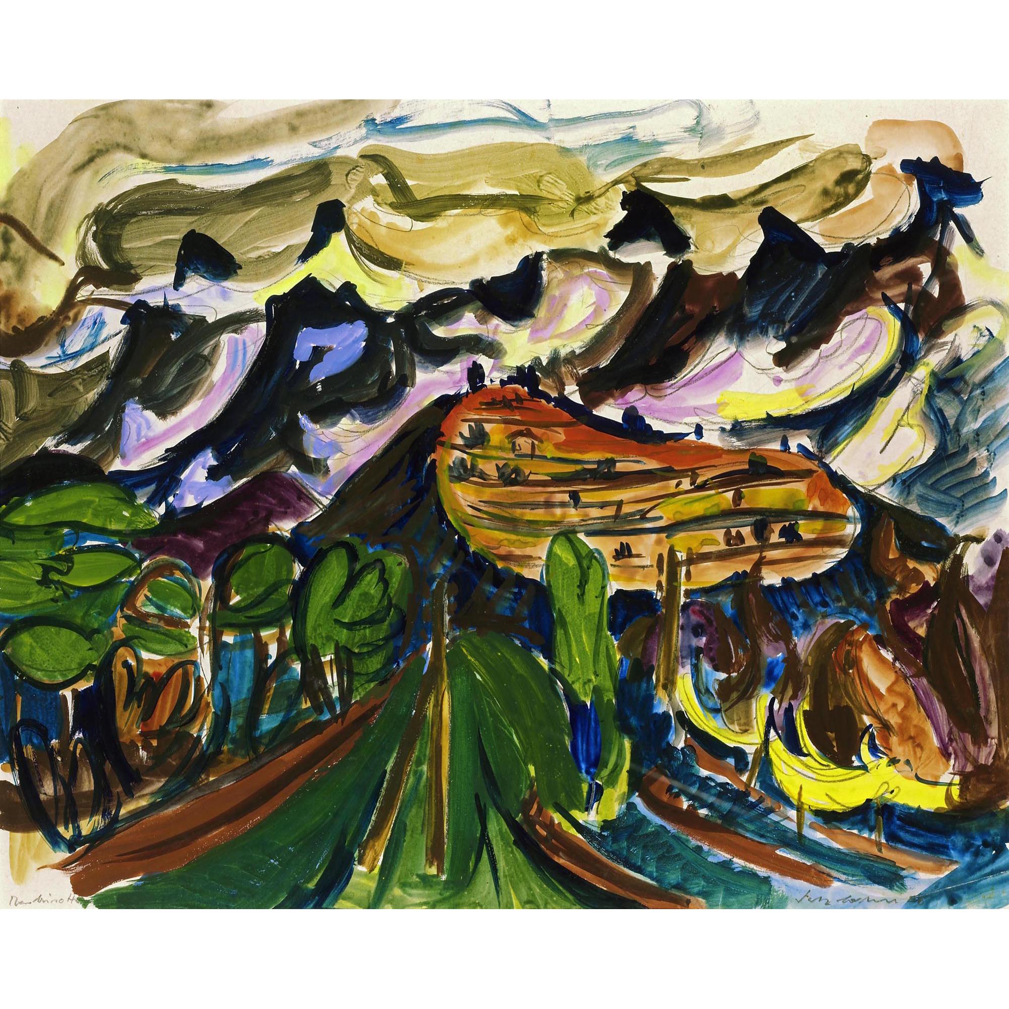 Max Sulzbachner - Mendrisotto Landscape Of Mendrisotto