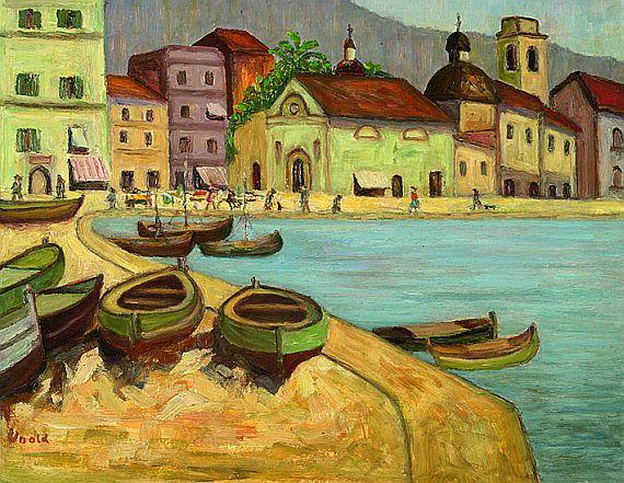 Max Unold - Südliche Bucht mit Booten